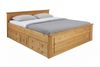 OTTO home Massivholzbett Hugo, FSC® zertifiziert, Landhausstil, zeitlos und edel (auch als Super Sparset inklusive Schubkästen), Stauraumbett, extra belastbar, Made in EU, viele Breiten Bild 3