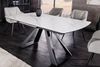 riess-ambiente Esstisch CONCORD 180-230cm weiß – Keramikplatte, Metallgestell, Marmor-Design (Einzelartikel, 1-St), ausziehbar für flexible Nutzung – ideal für 6–10 Personen Bild 2