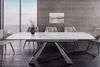 riess-ambiente Esstisch CONCORD 180-230cm weiß – Keramikplatte, Metallgestell, Marmor-Design (Einzelartikel, 1-St), ausziehbar für flexible Nutzung – ideal für 6–10 Personen Bild 4