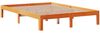 vidaXL Massivholzbett ohne Matratze Wachsbraun 135x190 cm Kiefernholz 3306801 Bild 5