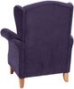 Ohrensessel Katria Bezug Veloursstoff Buche natur / violett 22848 Bild 3