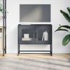 TV-Schrank, Lowboard TV Anthrazit 68x39x60,5 cm Kaltgewalzter Stahl d6489e Bild 4