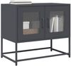 TV-Schrank, Lowboard TV Anthrazit 68x39x60,5 cm Kaltgewalzter Stahl d6489e Bild 2