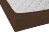 biberna Jersey-Elastic-Spannbetttuch 0077866, topas / mocca, 1x 90x190 cm - 100x220 cm Bild 2