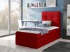 Boxspringbett 'Minvan 2' rechts rot 90x200 cm Bild 2