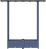 vidaXL Hochbeet mit Rankgitter und Dach Grau 122,5 x 40 x 121 cm PP 42032563 Bild 4