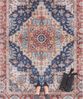 Vintage Teppich Sylla Indigoblau - 160x230x0,5cm Bild 3