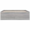 vidaXL Bettgestell Grau Sonoma 120x200 cm 3203857 Bild 4