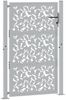 vidaXL Gartentor 100x150 cm Wetterfester Stahl Blattdesign 4100966 Bild 3