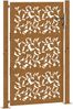 vidaXL Gartentor 100x150 cm Wetterfester Stahl Blattdesign 4100966 Bild 2