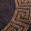 vidaXL Teppich Waschbar Schwarz und Golden Ø 200 cm 136630 Bild 5