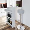 Bartisch-Set Weiß 57 x 80 cm mit 2 Barhockern Vicco Bild 5