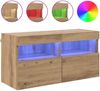 vidaXL TV-Wandschrank Artisan-Eiche 80 x 30 x 40 cm Holzwerkstoff 882979 Bild 4