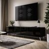 ALLHOUSE24 TV-Schrank LOGANTE 200 cm Breite Unterschrank TV Lowboard Metall Füße 200 cm Breite Bild 1