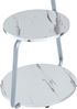 Beistelltisch Sipoo 74x46x37cm Marmoroptik Weiß [en. casa] Bild 4
