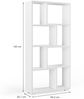 Raumteiler Domus Weiß 60.2 x 120 cm 8 Fächer Vicco Bild 3