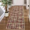 GarveeMore Teppich KaroPatina, rechteckig, Höhe: 5 mm, Stil erinnert an klassischen Tartan mit modernem Used-Print Bild 2