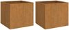 vidaXL Pflanzkübel 2 Stk. 42x40x39 cm Cortenstahl 821550 Bild 2