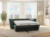 Vente-unique - RIZORA Sofa Stoff Grün - B 223 cm96 cm x H 93 cm x L 230 cm Bild 2
