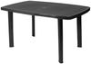 Progarden Sitzgruppe Gartenmöbel Sitzgruppe Balkonmöbel Terrasse Schwarz, (Set, 7-tlg, Tisch + 6 Stapelstühle), UV-Beständig, Robust, Wetterfest, Made in Italy, Hochwertig Bild 3