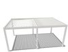 Weide E-Deluxe Plus elektrische Pergola Voll-Aluminium 4x6m mit Lamellendach weiß Bild 3