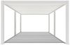 Weide E-Deluxe Plus elektrische Pergola Voll-Aluminium 4x6m mit Lamellendach weiß Bild 2
