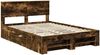 vidaXL Bettrahmen Geräucherte Eiche 140 x 200 cm Holzwerkstoff 3408757 Bild 4