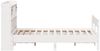 vidaXL Massivholzbett mit Regal ohne Matratze Weiß 140x190 cm Kiefer 3323039 Bild 5