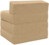 vidaXL Klappsofa Bett Hellgrün-Grau 200 x 70 x 15 cm Cordstoff 900015 Bild 5