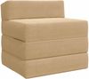 vidaXL Klappsofa Bett Hellgrün-Grau 200 x 70 x 15 cm Cordstoff 900015 Bild 2