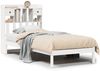 vidaXL Massivholzbett mit Regal ohne Matratze Weiß 90x190 cm Kiefer 3321613 Bild 2