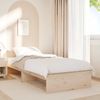 vidaXL Tagesbett mit Matratze 80x200 cm Massivholz Kiefer 3324598 Bild 3