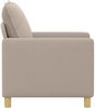 vidaXL Sofa Hellgrau 76 x 81 x 87,5 cm Stoff 42028765 Bild 4
