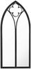 vidaXL Gartenspiegel Schwarz 100x45 cm Eisen 318350 Bild 3