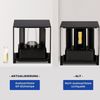 WILGOON LED Wandleuchte 6W LED Aluminium Wandlampe mit Austauschbarer, Auf & ab Einstellbarer, LED fest integriert, warmweiß, verstellbarer Wandstrahler für Wohnzimmer Schlafzimmer Treppen Flur Bild 3