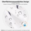 Duschvorhang 80x180cm Weizenohr Antischimmel Wasserdicht Polyester Bild 2