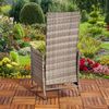 6er Verstellbarer Garten Relaxsessel Polyrattan Gartenmöbel Balkon Sitzmöbel Bild 2