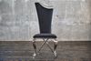 KAWOLA Stuhl AMALIA Esszimmerstuhl Barock Velvet schwarz 116 x 55 x 50 cm Bild 1