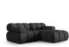 Micadoni Modulares Ecksofa Bellis 3-Sitzer Rechts 3D-Stoff Sonic Espresso Bild 2