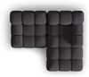 Micadoni Modulares Ecksofa Bellis 3-Sitzer Rechts 3D-Stoff Sonic Espresso Bild 5