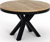 WFL GROUP Esstisch Clara, Tisch im Loft-Stil mit Metallbeinen Bild 4