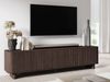 Compleo TV-Schrank 220 cm breit, Hängend oder auf Füßen, TV-Tisch japandi Nussbaum oder Kaschmir Bild 1