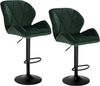Woltu Barhocker (Set, 2 St), Tresenhocker Designer Hocker mit Rückenlehne Bild 4