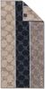 JOOP! Handtuch, 3er Pack - Signature Cornflower Stripes, Walkfrottier Grau 50x100cm Bild 2