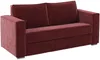 Vente-unique - LORETO Sofa Stoff Rot - B 223 cm95 cm x H 90 cm x L 215 cm Bild 4