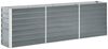 vidaXL Hochbeet Verzinkter Stahl 240x40x77 cm Grau 47040 Bild 2