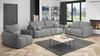 Sofa Designersofa 2-Sitzer MORGANO Stoff Abriamo Silbergrau Bild 3