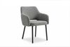 KAWOLA Gartenstuhl AMUR Outdoor Stoff grau 80 x 62 x 62 cm Bild 3