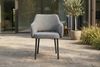 KAWOLA Gartenstuhl AMUR Outdoor Stoff grau 80 x 62 x 62 cm Bild 2