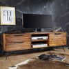 Wohnling Lowboard NASHA 160 x 54 x 40 cm Sheesham Massiv Holz Bild 3